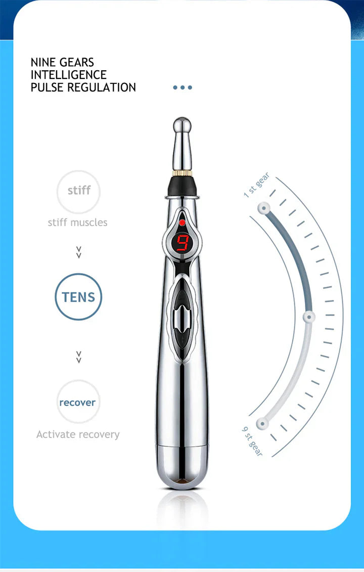 Lisslune | Electronic Acupuncture Pen | Meridian Massage Device for Pain Relief