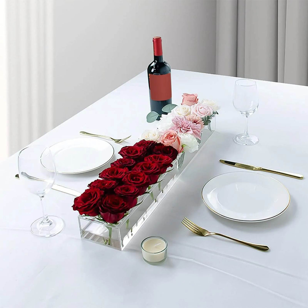 Lisslune | RectaVase - Rectangular Flower Vase made of Acrylic