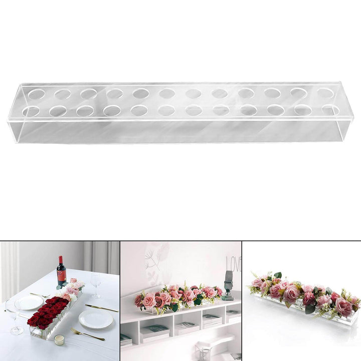 Lisslune | RectaVase - Rectangular Flower Vase made of Acrylic