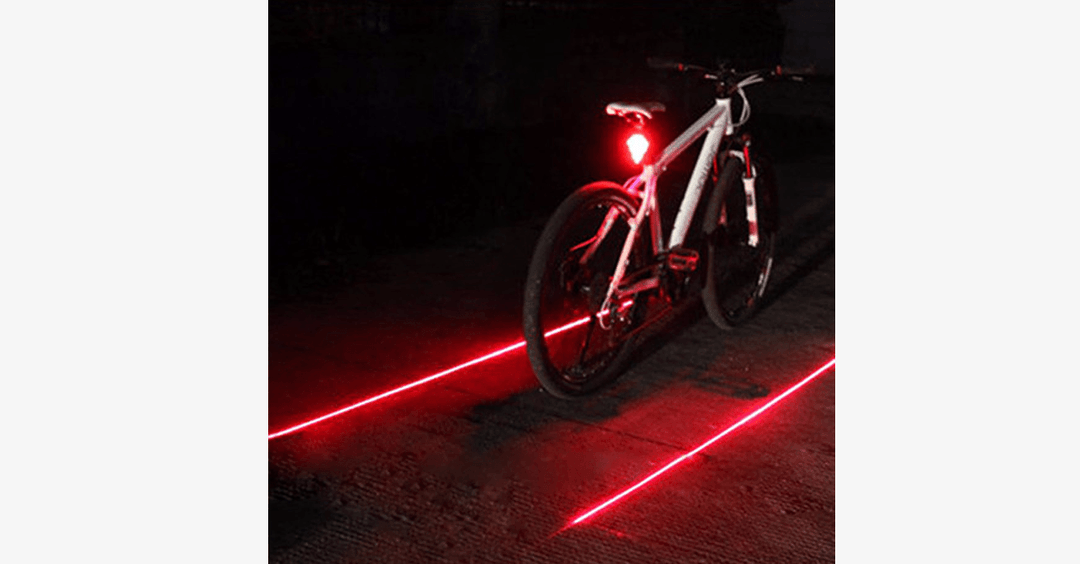 Lisslune | Laser LED Rear Light for Bicycles – Ride in Style!