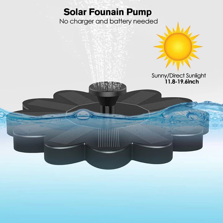 Lisslune | Flower-Shaped Water Fountain For Ponds And Pools