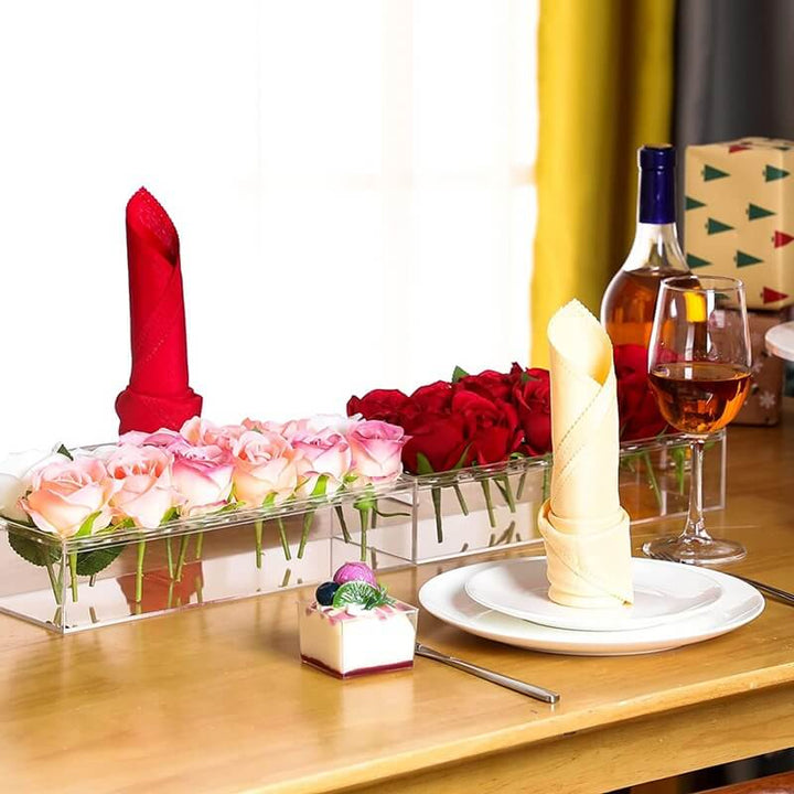Lisslune | RectaVase - Rectangular Flower Vase made of Acrylic