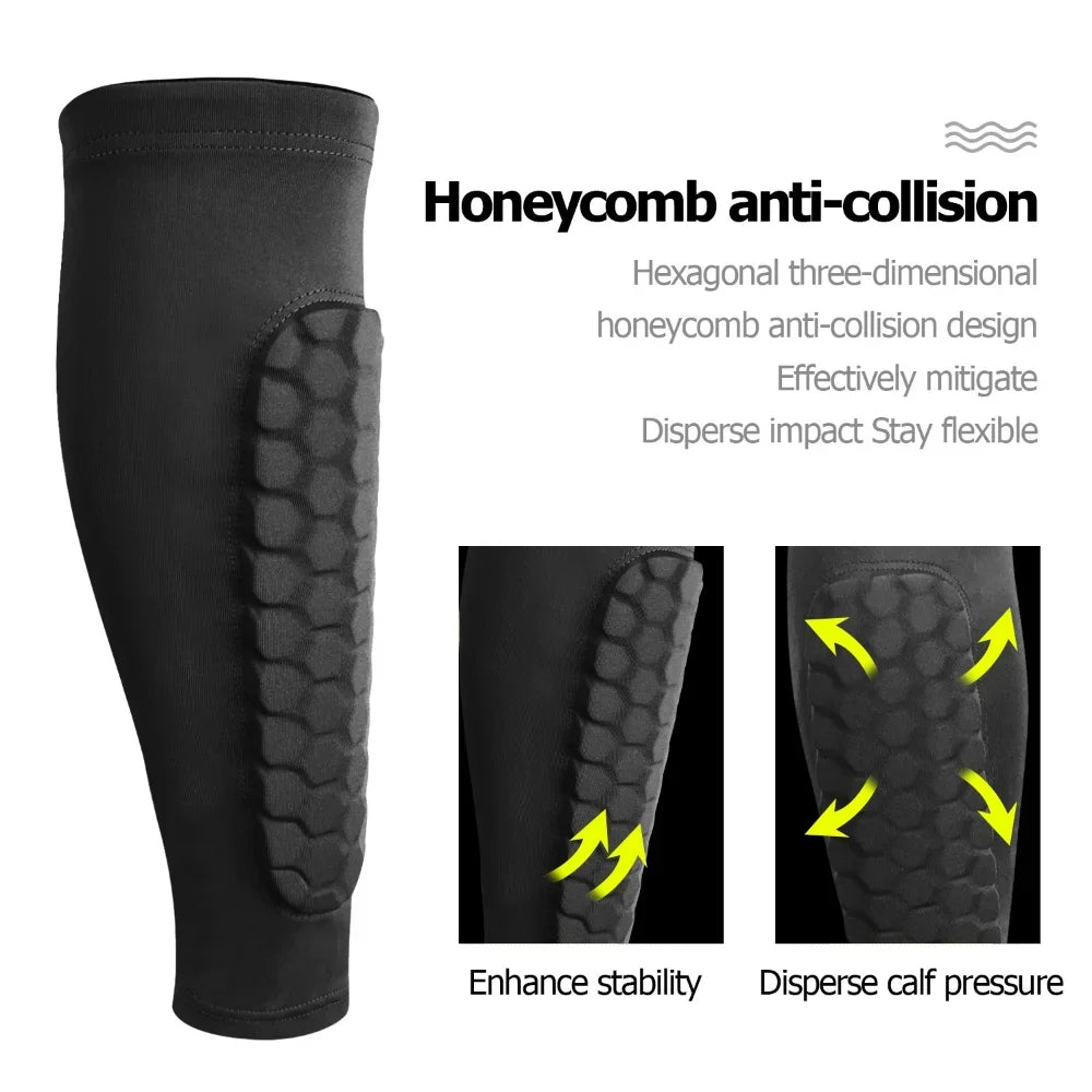 Lisslune | Shin guards with shock-absorbing honeycomb structure - Football protection