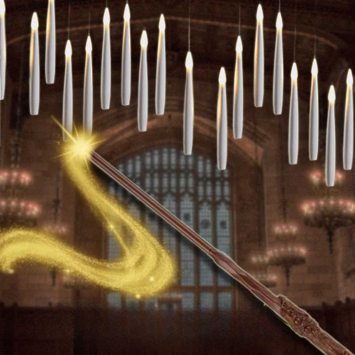 Lisslune | Wizard Flame - Floating Lights with Wand