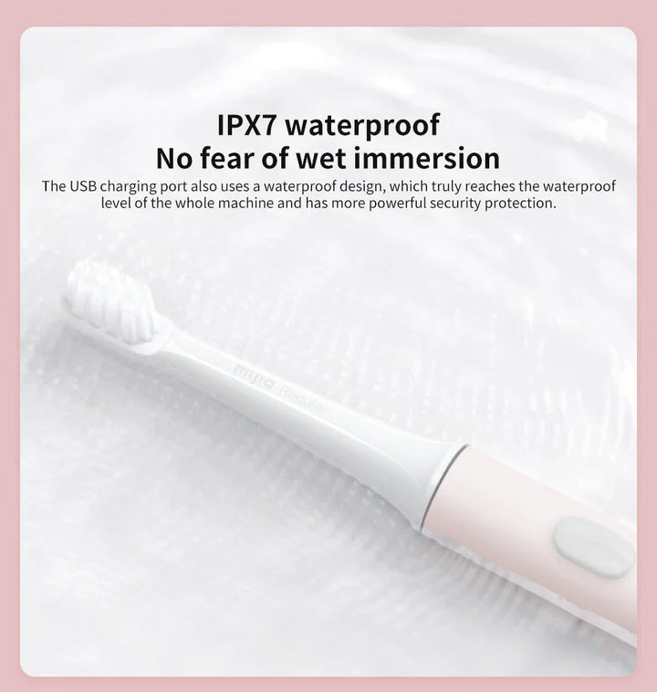 Lisslune | Electric Sonic Toothbrush – Waterproof and USB rechargeable