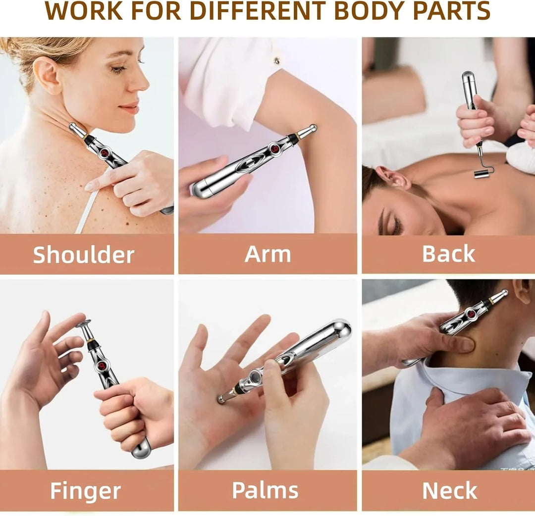 Lisslune | Electronic Acupuncture Pen | Meridian Massage Device for Pain Relief