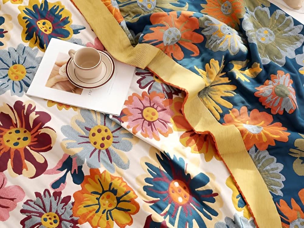 Lisslune | BloomBright - Soft Fabric Blanket