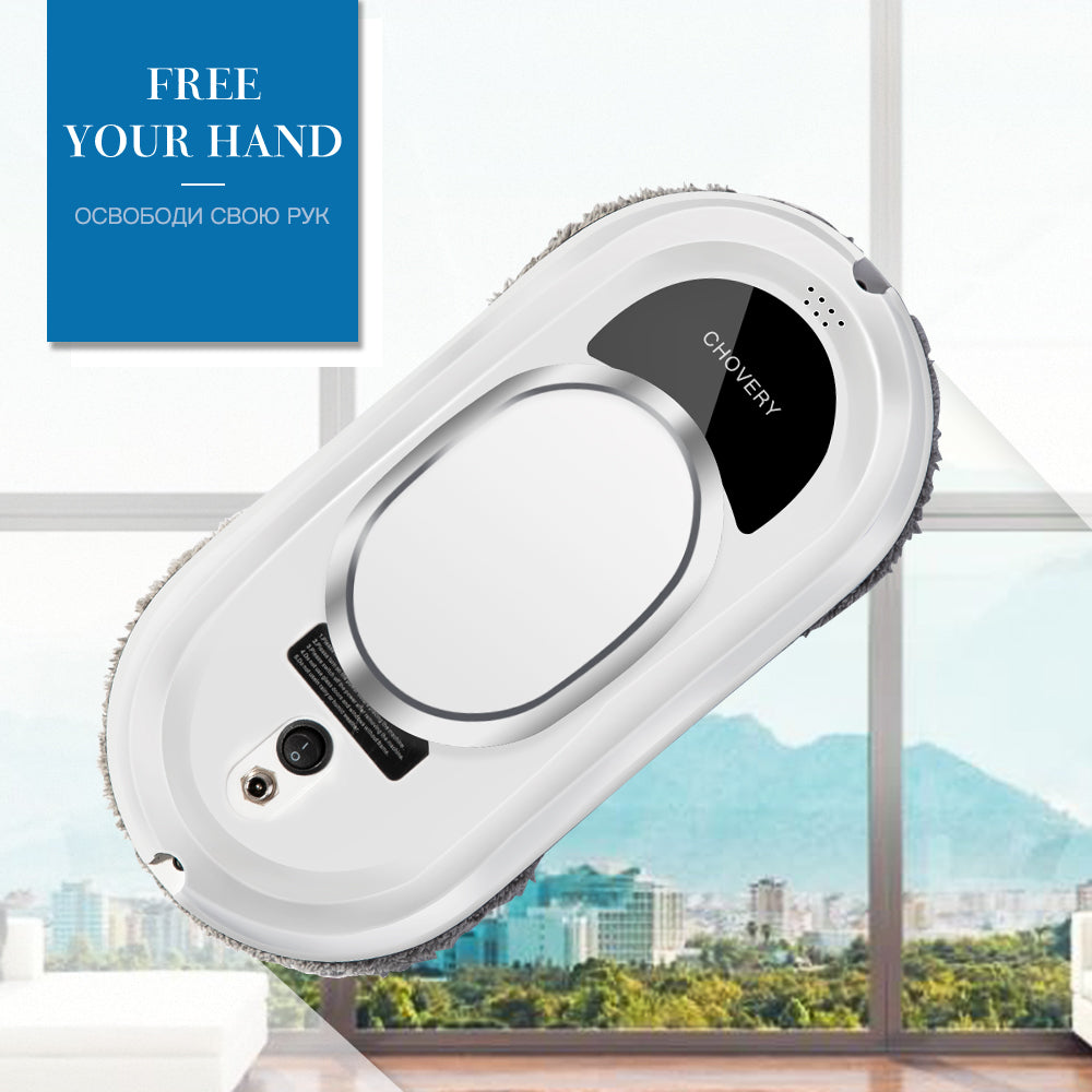 Lisslune | CleanBot Smart Window Cleaner with Remote Control – Streak-Free Glass Cleaning