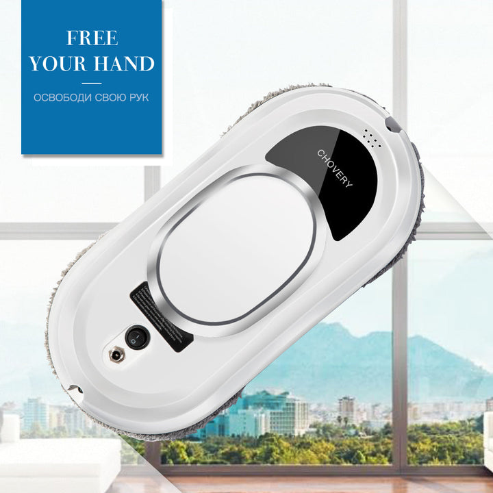 Lisslune | CleanBot Smart Window Cleaner with Remote Control – Streak-Free Glass Cleaning