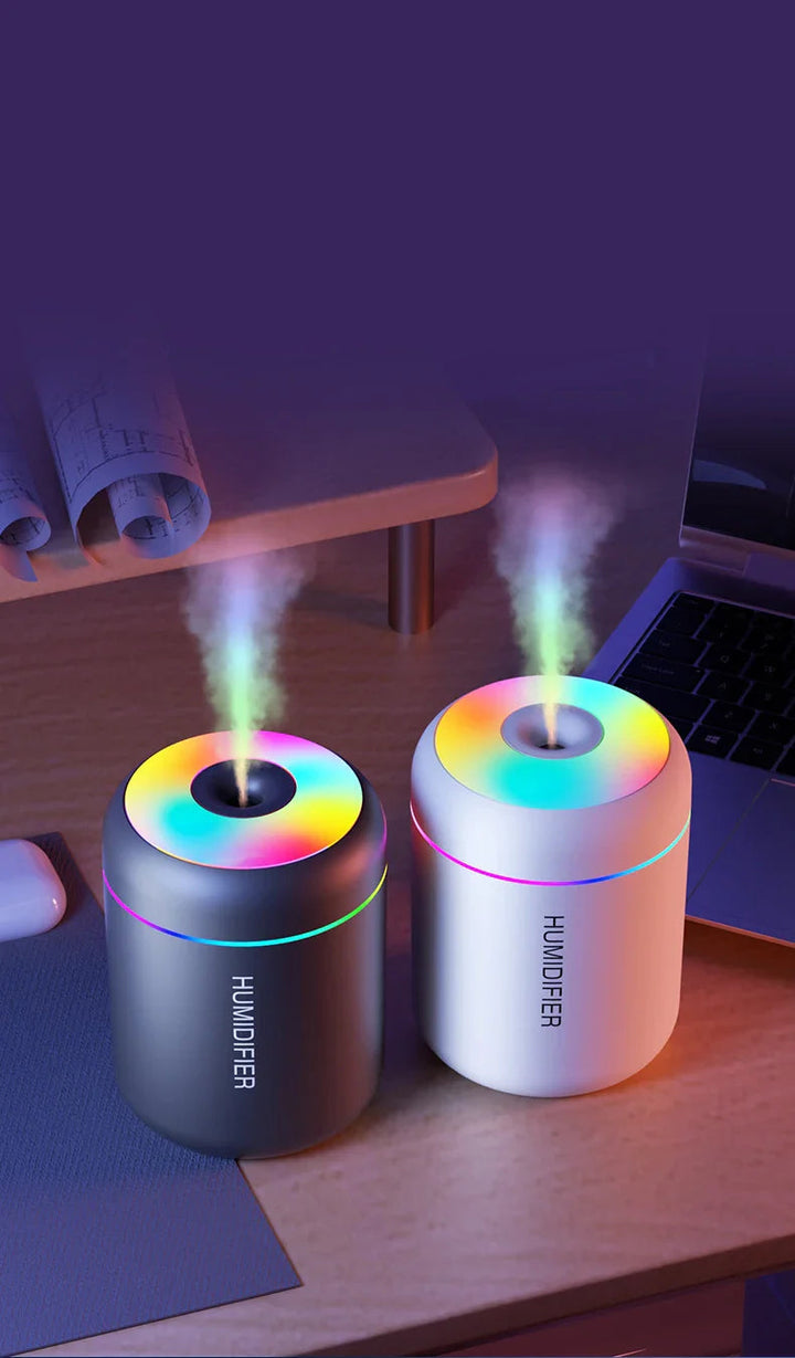 Lisslune | Compact Humidifier with Aromatherapy USB-Powered for Car and Bedroom