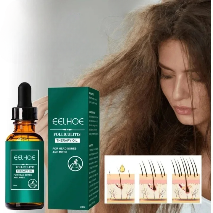 Lisslune | Essential Hair Oil Vegan Lavender Repairs Damaged Hair