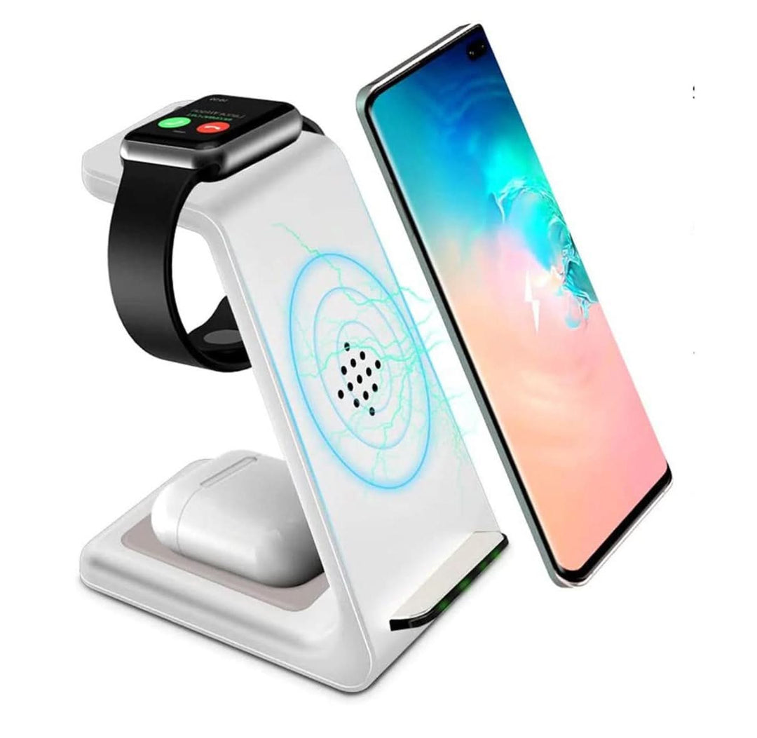 Lisslune | 3-in-1 Wireless Charger for Smartphone, Smartwatch and Earbuds