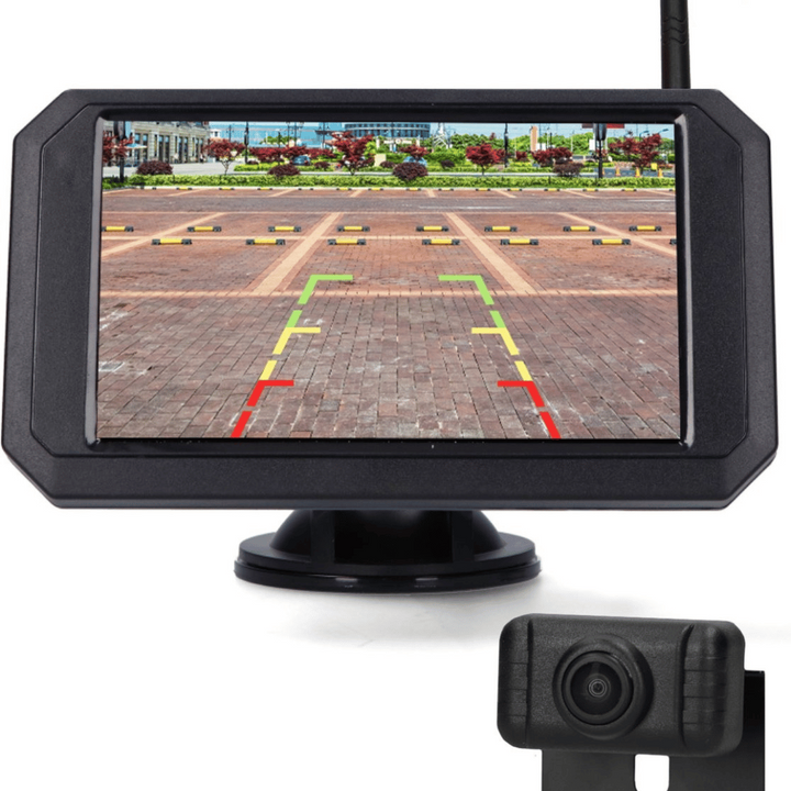 Lisslune | Wireless Rear View Camera with 5" or 7" Monitor – 20m Night Vision & Waterproof Reversing System for Car, Van & Camper