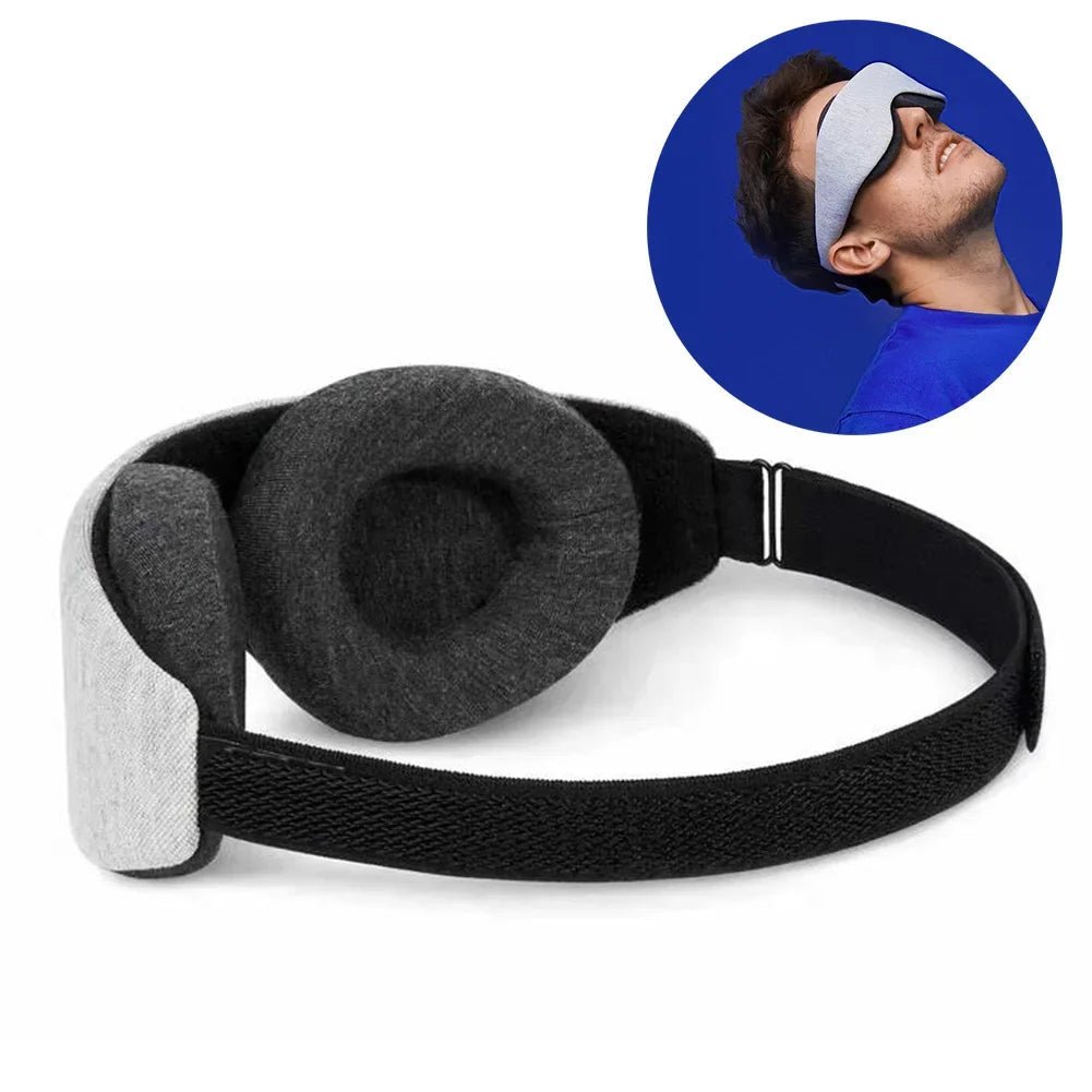 Lisslune | DreamFoam 3D – Memory Foam Sleep Mask with Adjustable Eye Cups