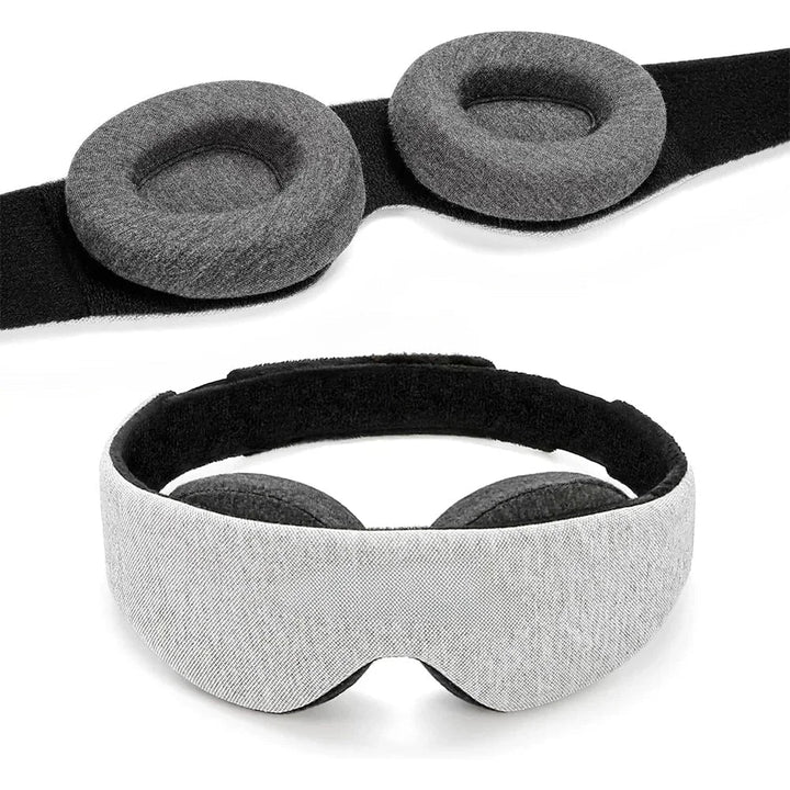 Lisslune | DreamFoam 3D – Memory Foam Sleep Mask with Adjustable Eye Cups
