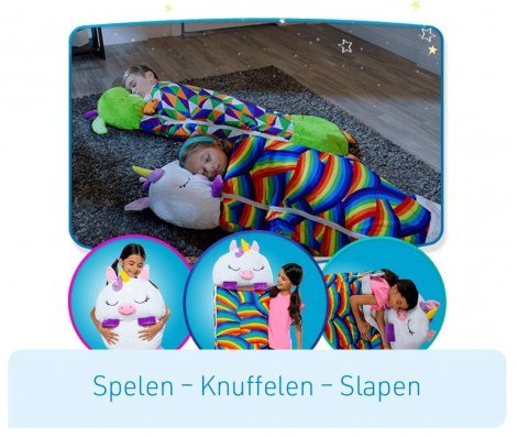Lisslune | HUGSLEEPERS – 2-in-1 Plush Toy & Sleeping Bag for Kids