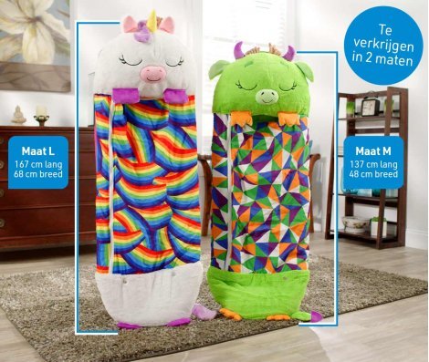 Lisslune | HUGSLEEPERS – 2-in-1 Plush Toy & Sleeping Bag for Kids