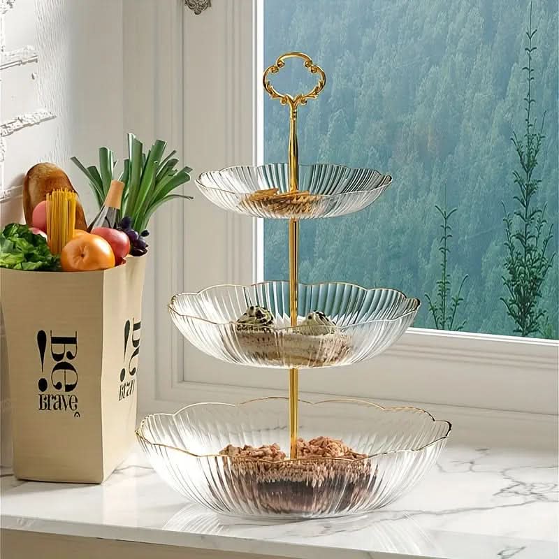 Lisslune | 3-Tier Modern Fruit Bowl Organizer