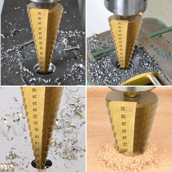 Lisslune | SpeedCut Drill Kit – High-Speed Steel Bits for Wood, Plastic, and Metal