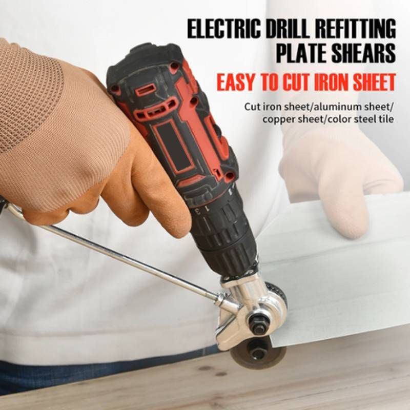 Lisslune | Heavy-Duty Metal Cutting Adapter for Drill