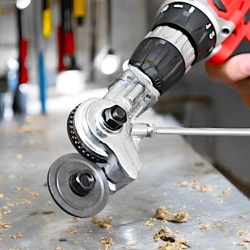 Lisslune | Heavy-Duty Metal Cutting Adapter for Drill