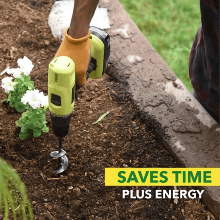 Lisslune | DrillDigger Pro – Carbon Steel Garden Hole Digger for Fast Planting