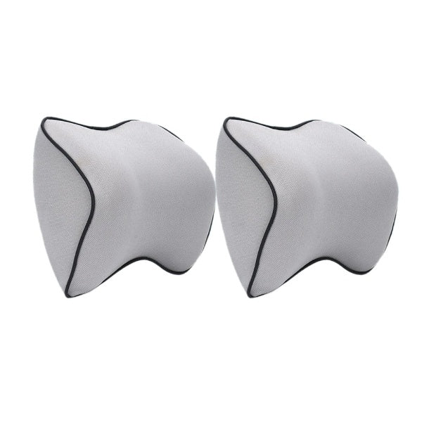 Lisslune | DRIVECOMFORT – 2-Pack Memory Foam Neck Pillows for Ergonomic Travel Support