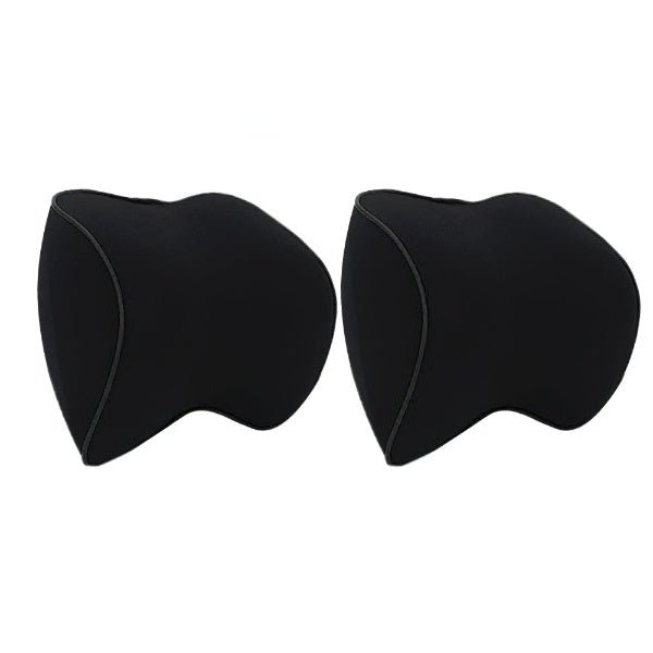 Lisslune | DRIVECOMFORT – 2-Pack Memory Foam Neck Pillows for Ergonomic Travel Support