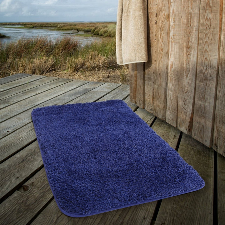 Lisslune | Luxura UltraSoft Bath Mat | Super-absorbent microfiber bathroom rug with anti-slip backing