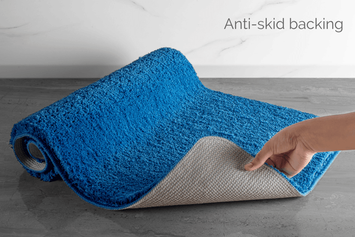 Lisslune | Luxura UltraSoft Bath Mat | Super-absorbent microfiber bathroom rug with anti-slip backing