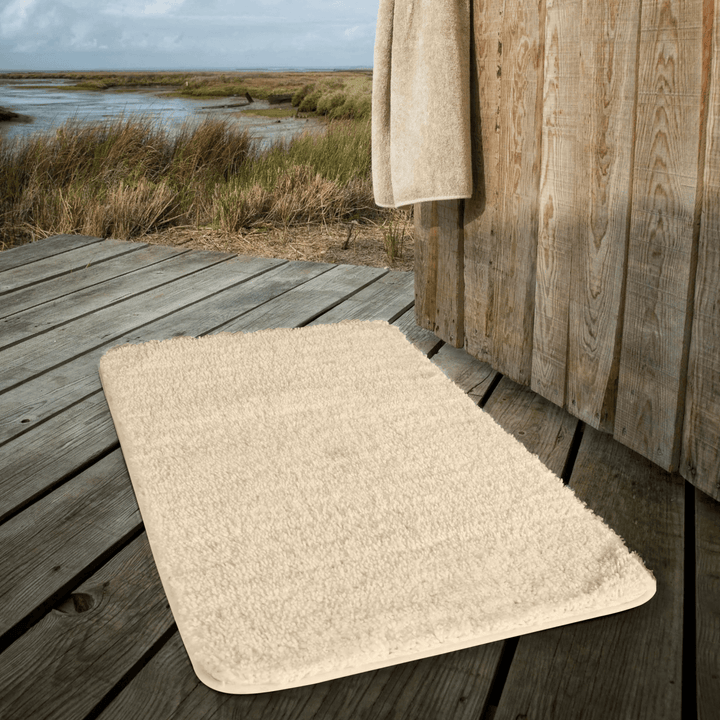 Lisslune | Luxura UltraSoft Bath Mat | Super-absorbent microfiber bathroom rug with anti-slip backing