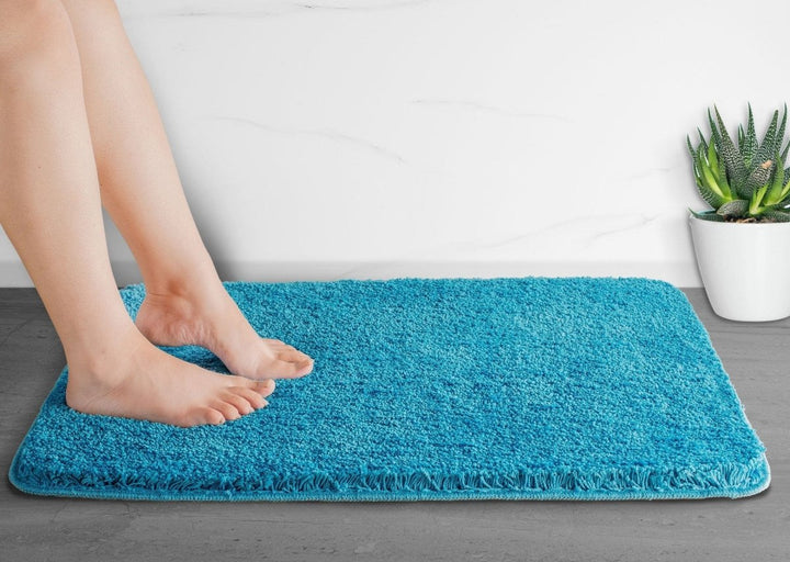 Lisslune | Luxura UltraSoft Bath Mat | Super-absorbent microfiber bathroom rug with anti-slip backing