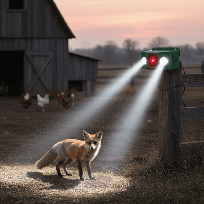 Lisslune | DUALGUARD – High Volume Solar Warning Lights to Deter Predators