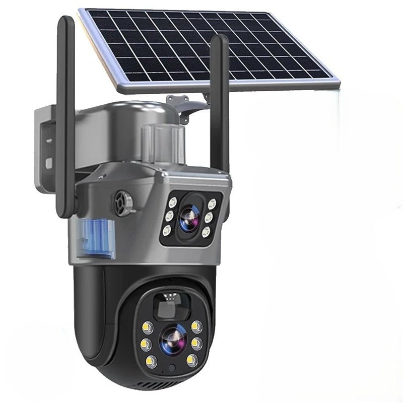 Lisslune | GUARDIAN EYE 4K – Wireless Outdoor Security Camera with Solar Panel & 10x Zoom