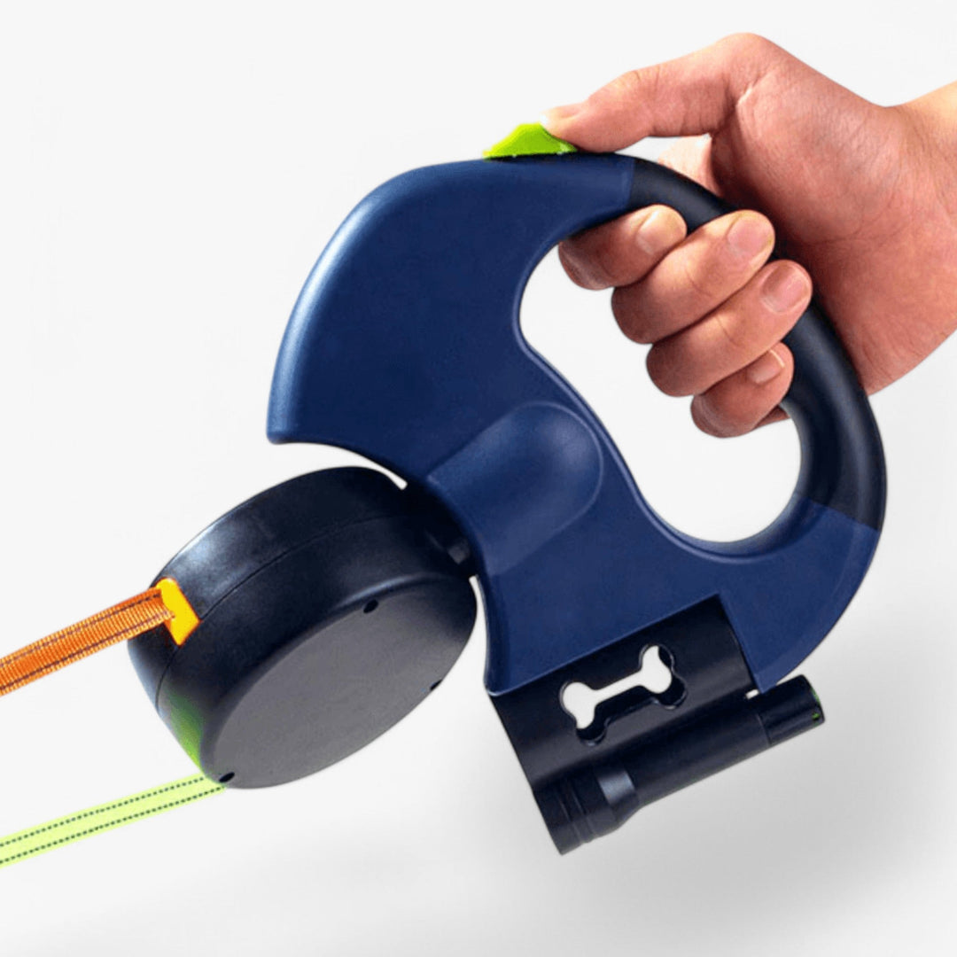 Lisslune | Double Dog Leash with 360° Rotating Retractable Leads