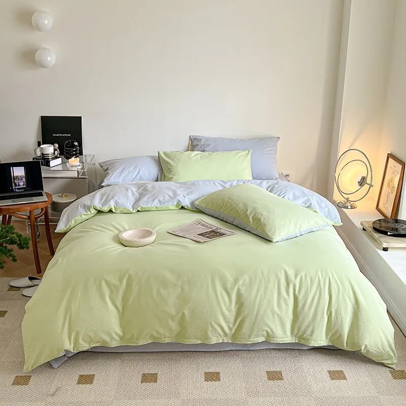 Rynx | Dusty Pastel Colors Cotton Bedding Set