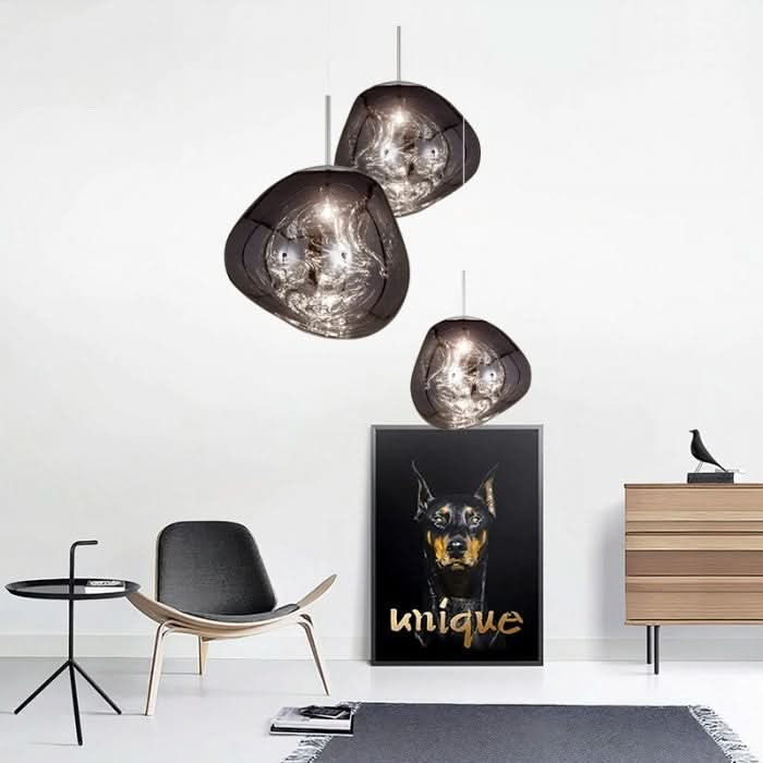 Lisslune | Dynamic Acrylic LED Ceiling Lamp with Mirror Finish