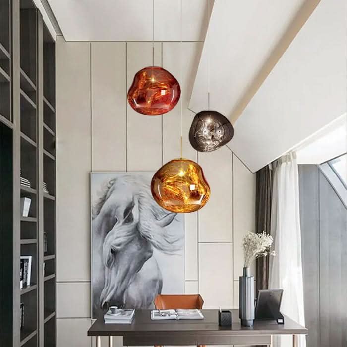 Lisslune | Dynamic Acrylic LED Ceiling Lamp with Mirror Finish