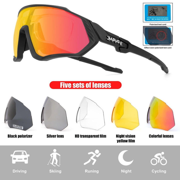 Lisslune | Dynamo Eyewear - Riding Bicycle Sunglasses Polarized Lenses