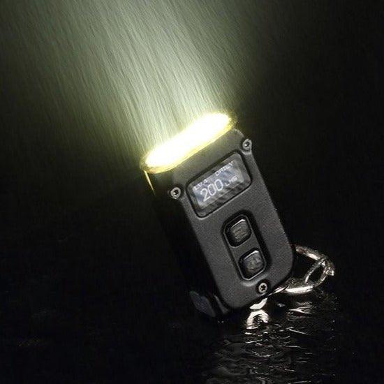 Lisslune | Dynamic super bright rechargeable keychain flashlight