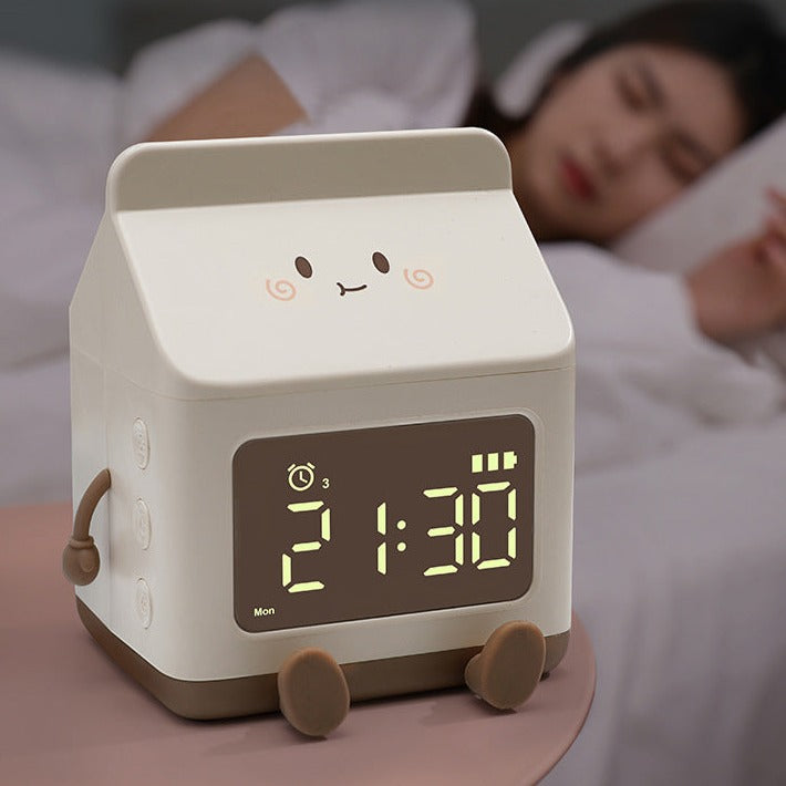 Lisslune | Milk Carton Alarm Clock
