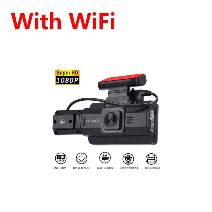 Lisslune | 1080P HD Dash Cam with 360° Wide Angle, Night Mode and G-Sensor