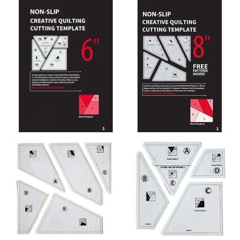 Lisslune | Creative Quilting Cutting Template