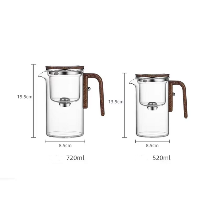 Lisslune | One-Click Magnetic Switch Tea Separation Teapot