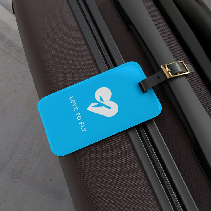 Lisslune | Personalized Peekaboo Acrylic Luggage Tag Set with Elegant Leather Strap - Must-Have Travel Accessories