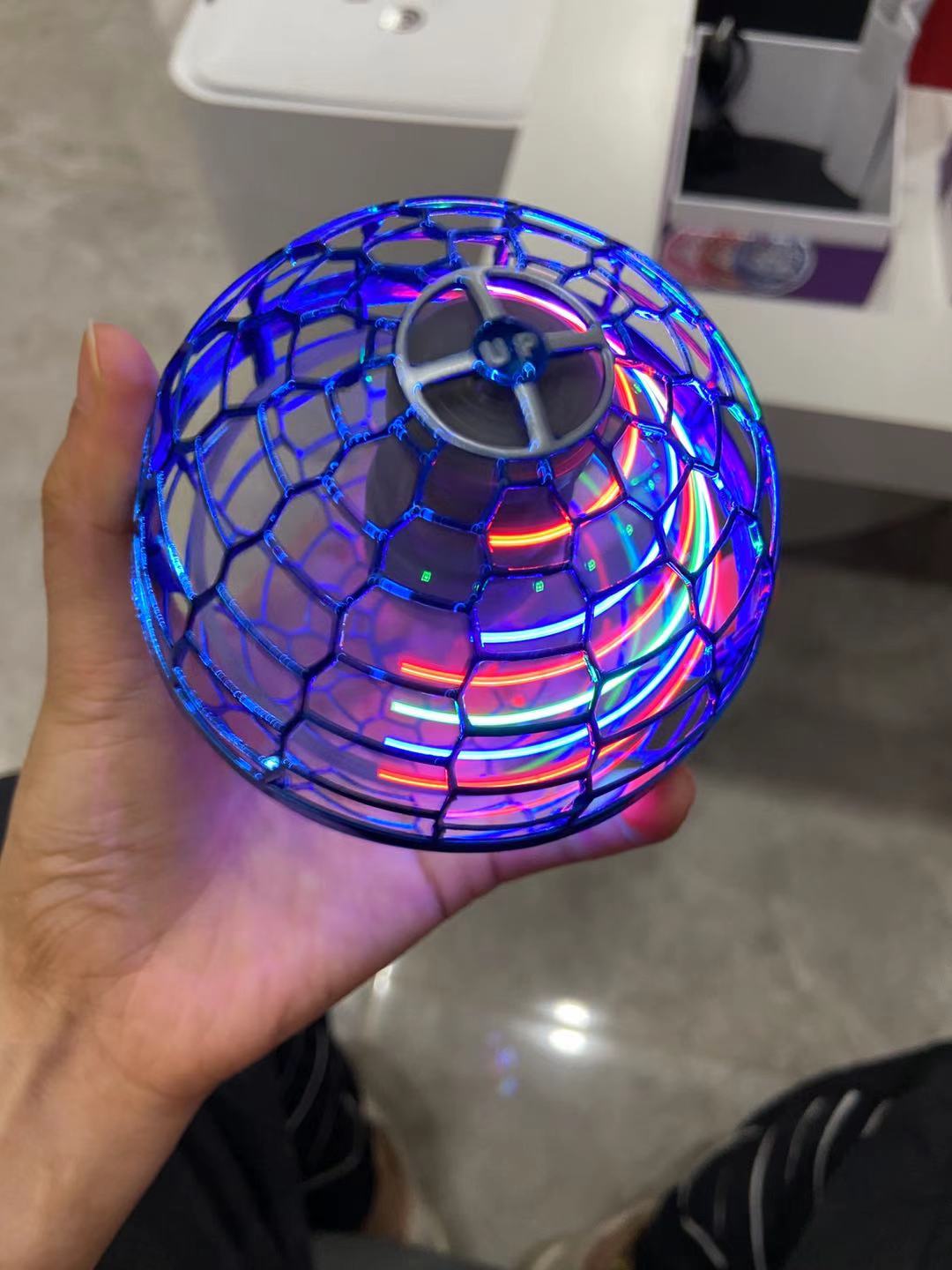 Lisslune | Flynova Pro Flying Ball Spinner Toy Hand-controlled Drone Helicopter 360 Degree Rotating Mini UFO with Light Kids Gifts
