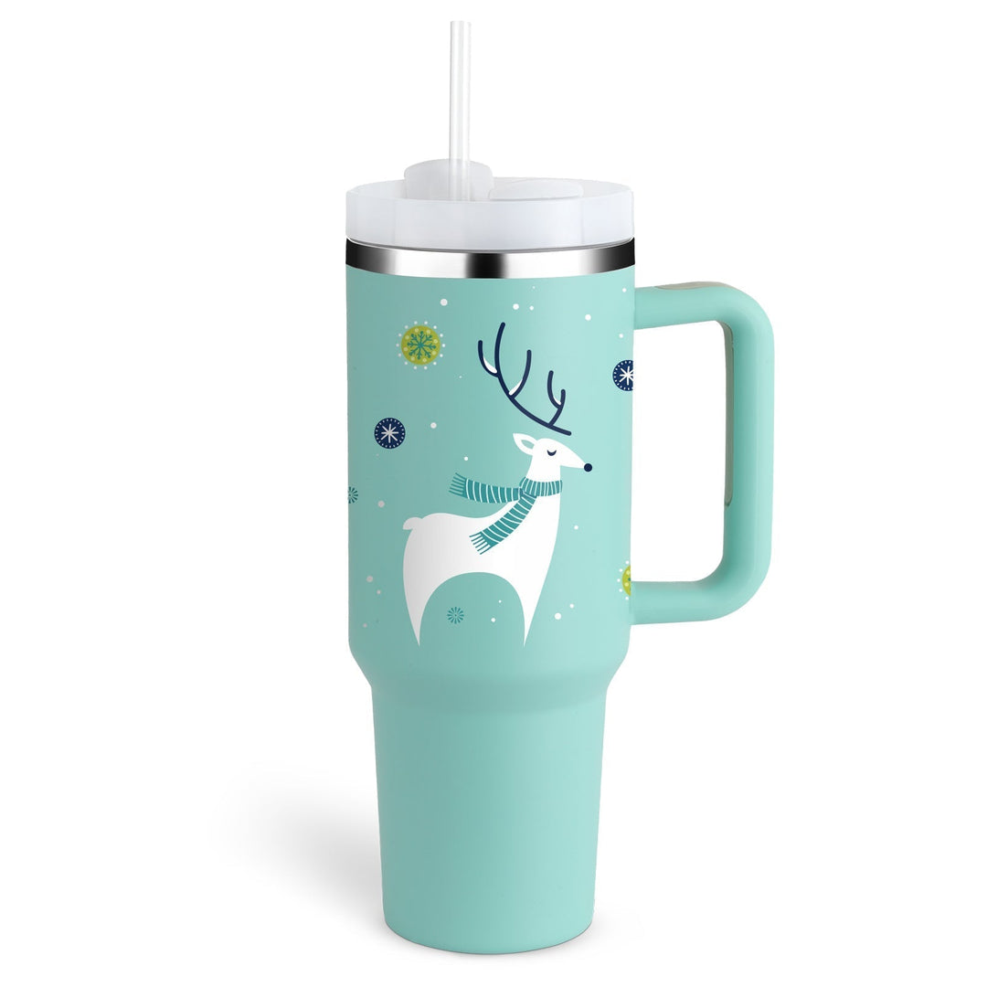 Lisslune | ChillMug - Insulated Drink Mug with Straw