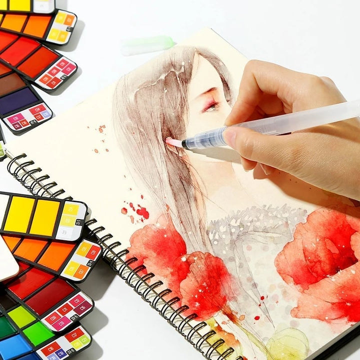 Lisslune | Handy Watercolor Travel Kit