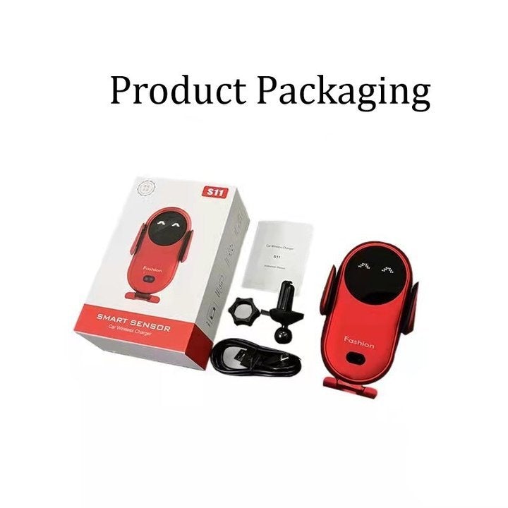 Lisslune | Smart Wireless Auto-Sensing Car Phone Mount Charger