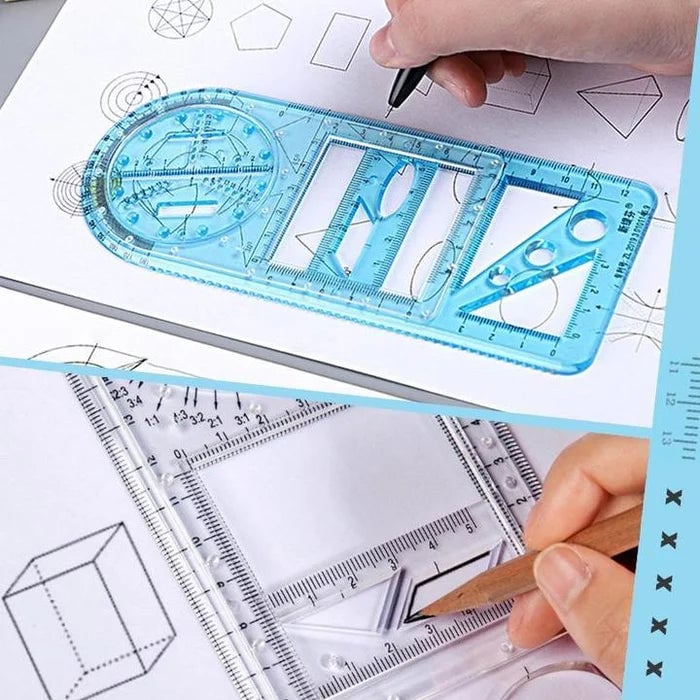 Lisslune | Multifunctional Geometric Rulers